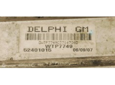 Recambio de intercooler para opel meriva referencia OEM IAM 52401015  