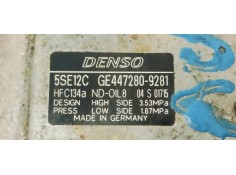 Recambio de compresor aire acondicionado para toyota auris 1.6 d4d 112 fap referencia OEM IAM GE4472809281  