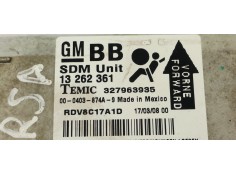 Recambio de centralita airbag para opel corsa d 1.3 cdti 90 referencia OEM IAM 13262361  