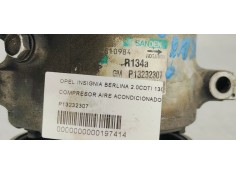 Recambio de compresor aire acondicionado para opel insignia berlina 2.0cdti 130 fap referencia OEM IAM P13232307  