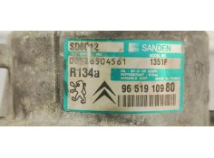 Recambio de compresor aire acondicionado para citroen c4 berlina cool referencia OEM IAM 9651910980  