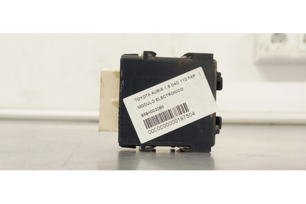 Recambio de modulo electronico para toyota auris 1.6 d4d 112 fap referencia OEM IAM 8594002060  