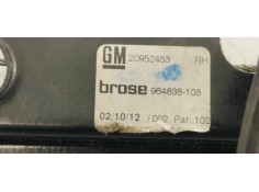 Recambio de elevalunas delantero derecho para opel insignia berlina 2.0cdti 130 fap referencia OEM IAM 20952453  