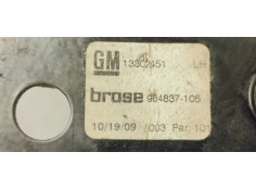 Recambio de elevalunas delantero izquierdo para opel insignia berlina 2.0cdti 130 fap referencia OEM IAM 13302451  
