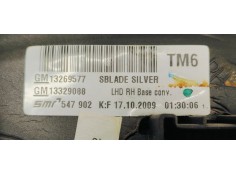 Recambio de retrovisor derecho para opel insignia berlina 2.0cdti 130 fap referencia OEM IAM 13269577  