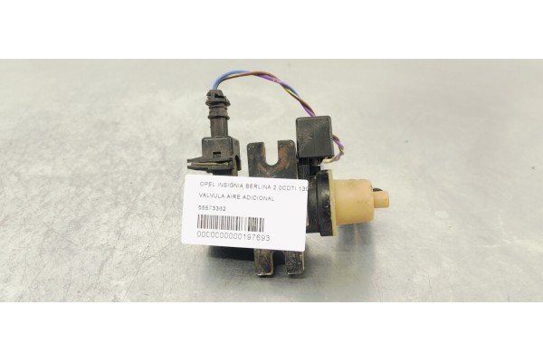 Recambio de valvula aire adicional para opel insignia berlina 2.0cdti 130 fap referencia OEM IAM 55573362  