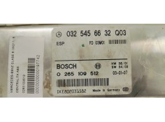 Recambio de centralita abs para mercedes-benz clase e (w211) berlina 2.7cdi 180 [270] referencia OEM IAM 0265109512  