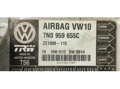 Recambio de centralita airbag para seat alhambra (710) 2.0 tdi referencia OEM IAM 7N0959655C  