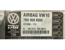 Recambio de centralita airbag para seat alhambra (710) 2.0 tdi referencia OEM IAM 7N0959655C  
