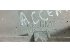 Recambio de faro derecho para hyundai accent (x3) 1.3 cat referencia OEM IAM   