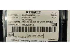 Recambio de mando multifuncion para renault megane iii berlina 5 p 1.5dci 110 fap referencia OEM IAM 253B00345R  