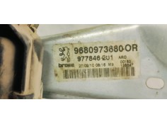 Recambio de elevalunas trasero derecho para peugeot 308 sport referencia OEM IAM 9680973680  