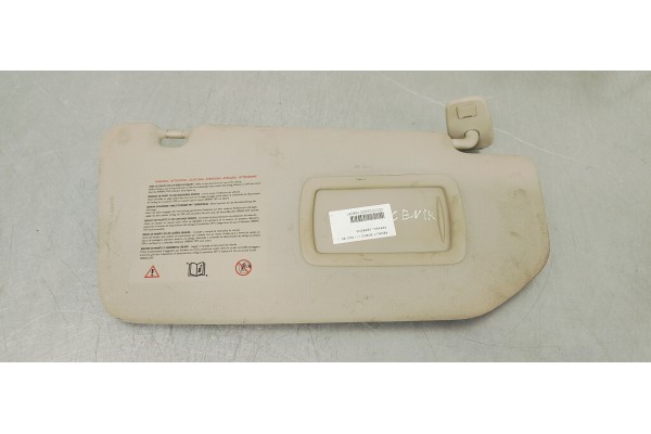 Recambio de parasol derecho para renault scenic iii 1.5dci 85 referencia OEM IAM   