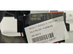 Recambio de caja reles / fusibles para renault scenic iii 1.5dci 85 referencia OEM IAM 18013301C  