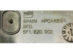 Recambio de rejilla aireadora para seat leon (5f1) 2.0 tdi fr referencia OEM IAM 5F1820902  