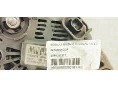 Recambio de alternador para renault megane iii coupe 1.5 dci 110 fap referencia OEM IAM 231000027R  