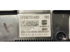 Recambio de mando climatizador para seat leon (5f1) 2.0 tdi fr referencia OEM IAM 5F0907044BD  