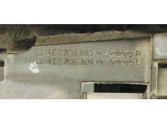 Recambio de maneta exterior trasera derecha para audi a8 (4e2) referencia OEM IAM 4E0839885  