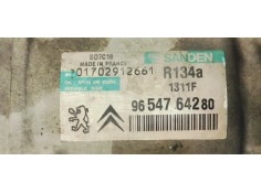 Recambio de compresor aire acondicionado para peugeot 407 st confort referencia OEM IAM 9654764280  