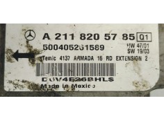 Recambio de centralita airbag para mercedes-benz clase e (w211) berlina 2.7cdi 180 [270] referencia OEM IAM A2118205785  