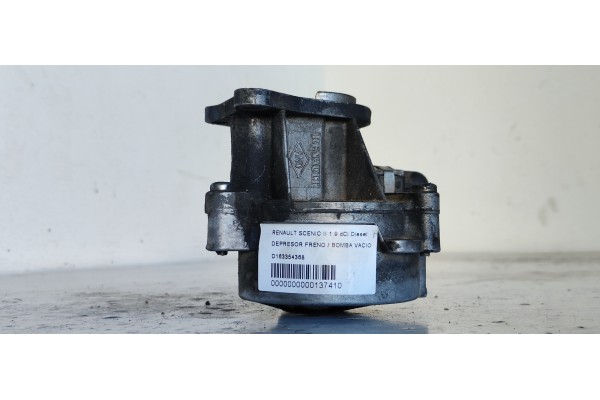 Recambio de depresor freno / bomba vacio para renault scenic ii 1.9 dci diesel referencia OEM IAM D163354368  