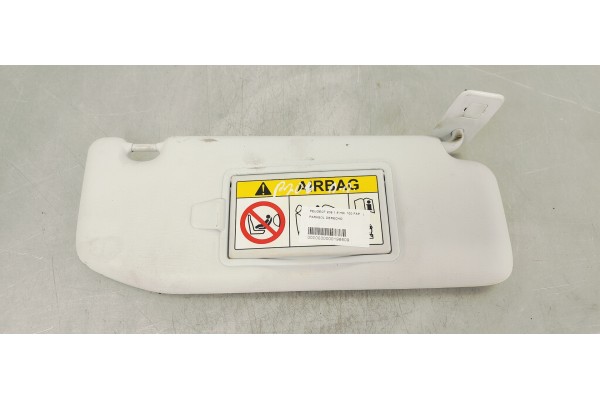Recambio de parasol derecho para peugeot 208 1.6 hdi 100 fap referencia OEM IAM   