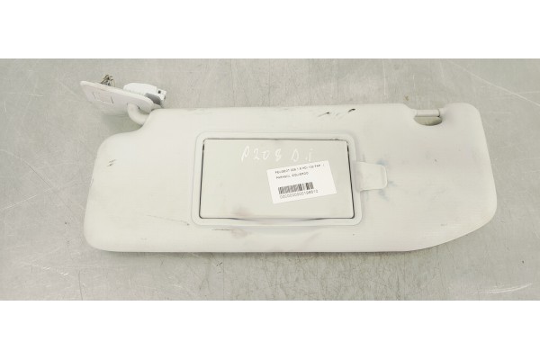 Recambio de parasol izquierdo para peugeot 208 1.6 hdi 100 fap referencia OEM IAM   