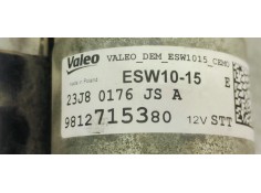 Recambio de motor arranque para peugeot 208 referencia OEM IAM 9812715380  