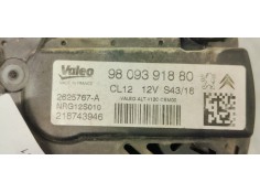 Recambio de alternador para peugeot 208 referencia OEM IAM 9809391880  