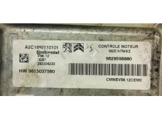 Recambio de centralita motor uce para peugeot 208 1.2 referencia OEM IAM 9829598880  