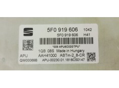 Recambio de pantalla multifuncion para seat leon (5f1) 1.4 i referencia OEM IAM 5F0919606  