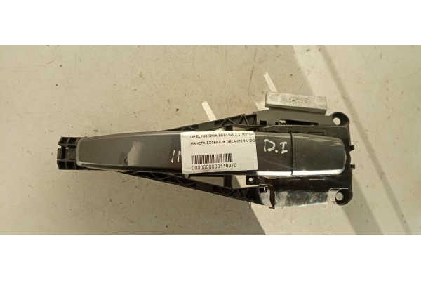 Recambio de maneta exterior delantera izquierda para opel insignia berlina 2.0 16v cdti referencia OEM IAM   