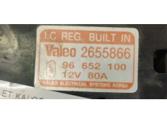 Recambio de alternador para chevrolet kalos referencia OEM IAM 96652100  