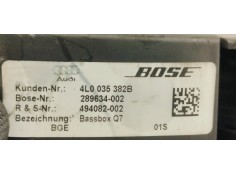 Recambio de sistema audio / radio cd para audi q7 (4l) 4.2 tdi referencia OEM IAM 4L0010549  