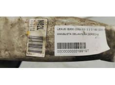 Recambio de mangueta delantera derecha para lexus is200 (ds2/is2) 2.2 d 180 [220] fap referencia OEM IAM   