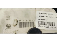 Recambio de cerradura puerta delantera izquierda para seat leon (5f1) 1.2 referencia OEM IAM 5K1837015J  