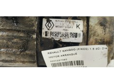 Recambio de motor arranque para renault kangoo (f/kc0) 1.5 dci diesel referencia OEM IAM 8200227092  