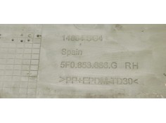 Recambio de rejilla paragolpes derecha para seat leon (5f1) 1.2 referencia OEM IAM 5F0853666G  