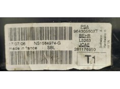Recambio de mando climatizador para peugeot 206 berlina xr referencia OEM IAM 96430550XT  