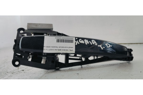 Recambio de maneta exterior trasera derecha para opel insignia berlina 2.0cdti 130 fap referencia OEM IAM   