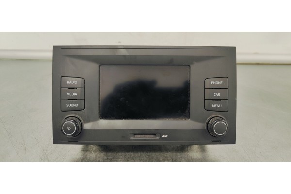Recambio de sistema audio / radio cd para seat leon (5f1) 1.2 referencia OEM IAM 5F0035871D  