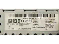 Recambio de sistema audio / radio cd para peugeot 5008 allure referencia OEM IAM 96778659XT  