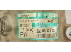 Recambio de compresor aire acondicionado para opel astra g berlina comfort referencia OEM IAM 09132922  