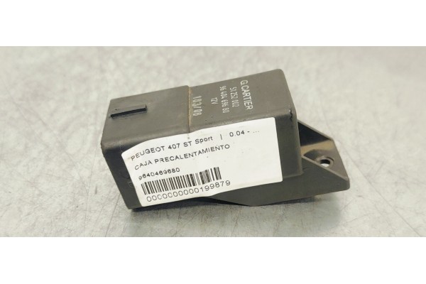 Recambio de caja precalentamiento para peugeot 407 st sport referencia OEM IAM 9640469680  