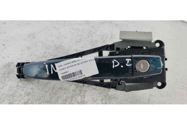 Recambio de maneta exterior delantera izquierda para opel insignia berlina 2.0cdti 130 fap referencia OEM IAM 14096201  