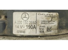 Recambio de alternador para mercedes-benz clase c (w203) berlina 220 cdi (203.006) referencia OEM IAM A0001502550  