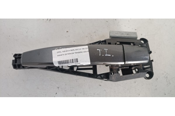 Recambio de maneta exterior trasera izquierda para opel insignia berlina 2.0 16v cdti referencia OEM IAM   