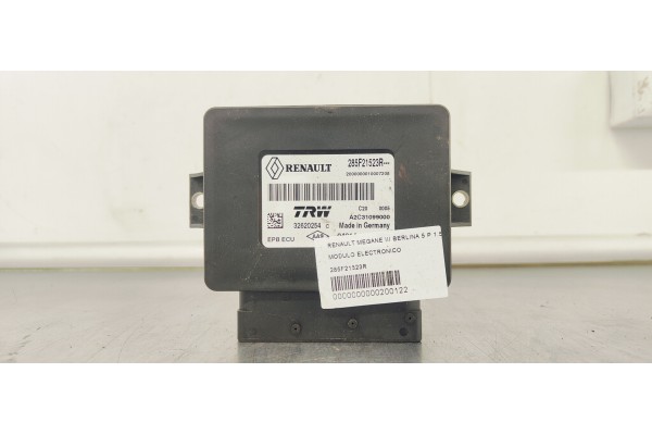 Recambio de modulo electronico para renault megane iii berlina 5 p 1.5dci 110 fap referencia OEM IAM 285F21523R  