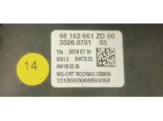 Recambio de pantalla multifuncion para citroen berlingo 1.5 hdi referencia OEM IAM 98162661ZD  