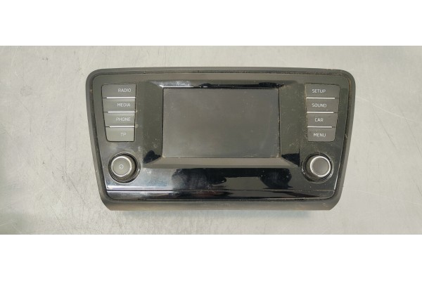 Recambio de pantalla multifuncion para skoda octavia lim. (5e3) 1.6 tdi referencia OEM IAM 5E0919605  